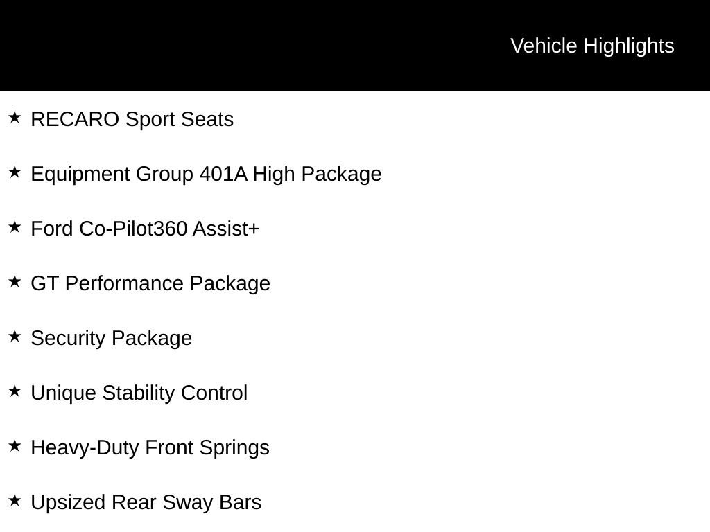 New 2025 Ford Mustang GT Premium w/ GT Performance Package image 7