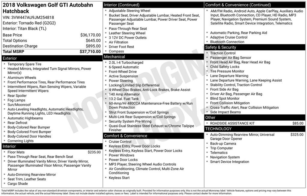 Used 2018 Volkswagen GTI Autobahn image 4