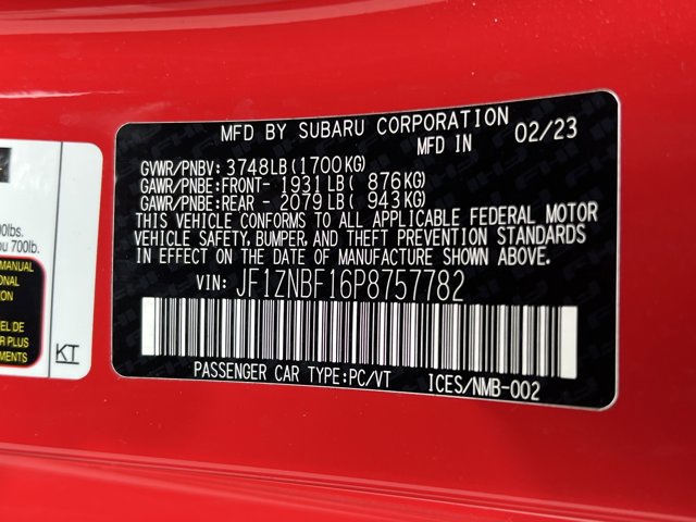 Used 2023 Toyota GR86 Premium w/ ALL Weather Mat Package (TMS) RWD image 25