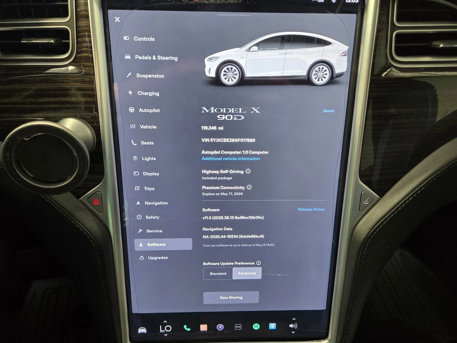 Used 2016 Tesla Model X 90D AWD/4WD image 15