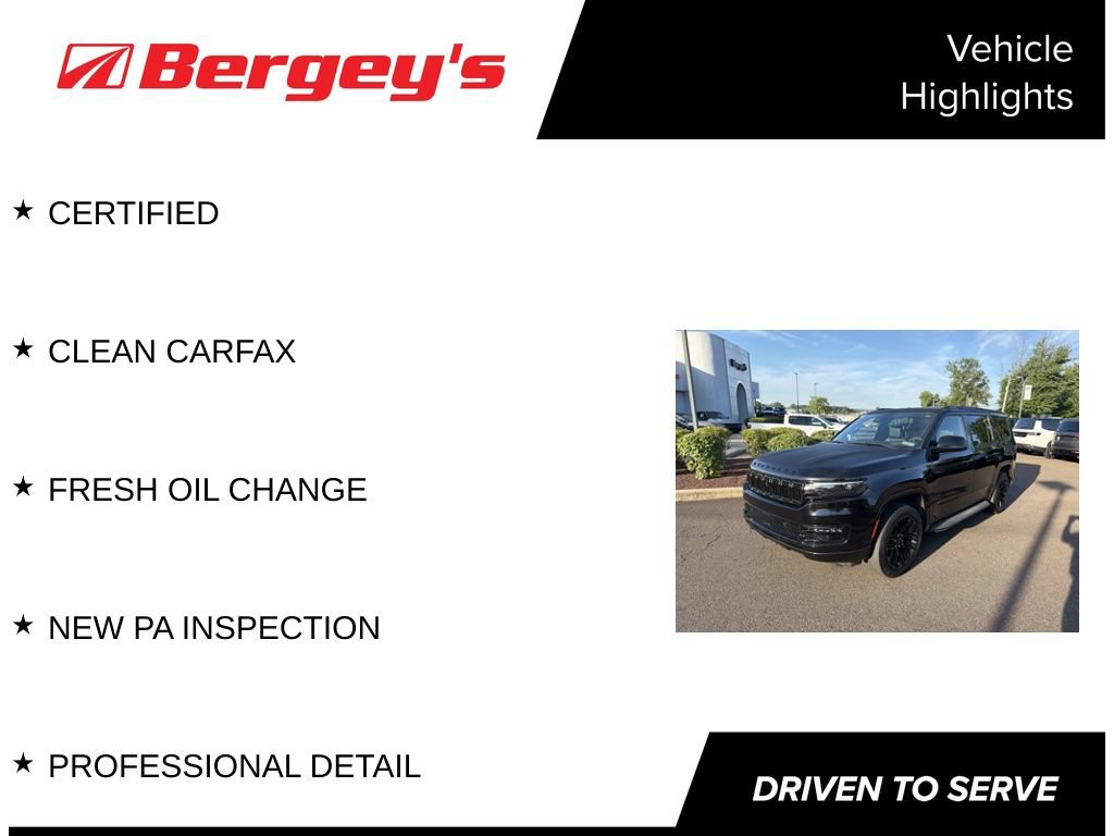 Certified 2025 Jeep Wagoneer Series II w/ Convenience Group I AWD/4WD image 5