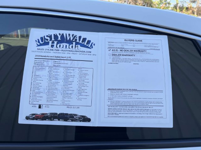 Used 2019 Honda Accord Sport image 31