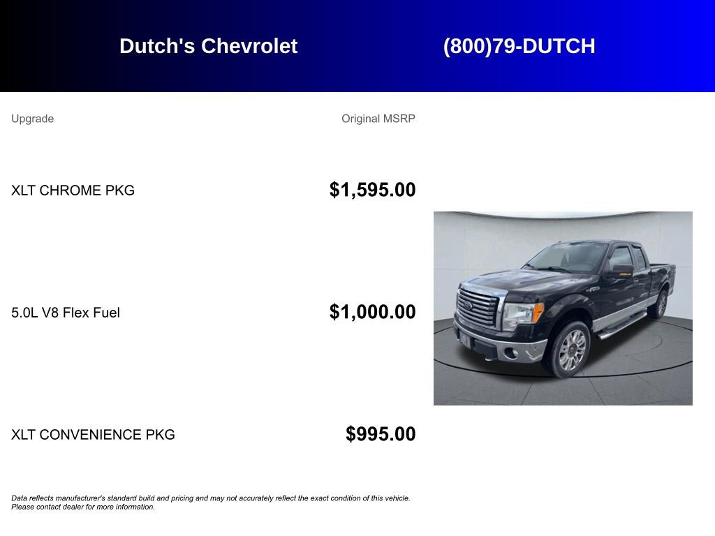 Used 2012 Ford F150 XLT w/ XLT Chrome Pkg AWD/4WD image 5