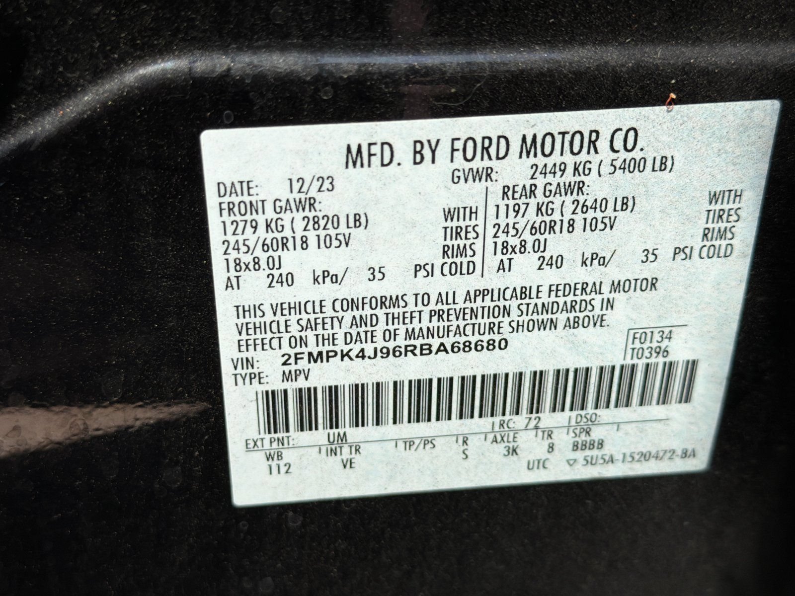 Used 2024 Ford Edge SEL AWD/4WD image 27