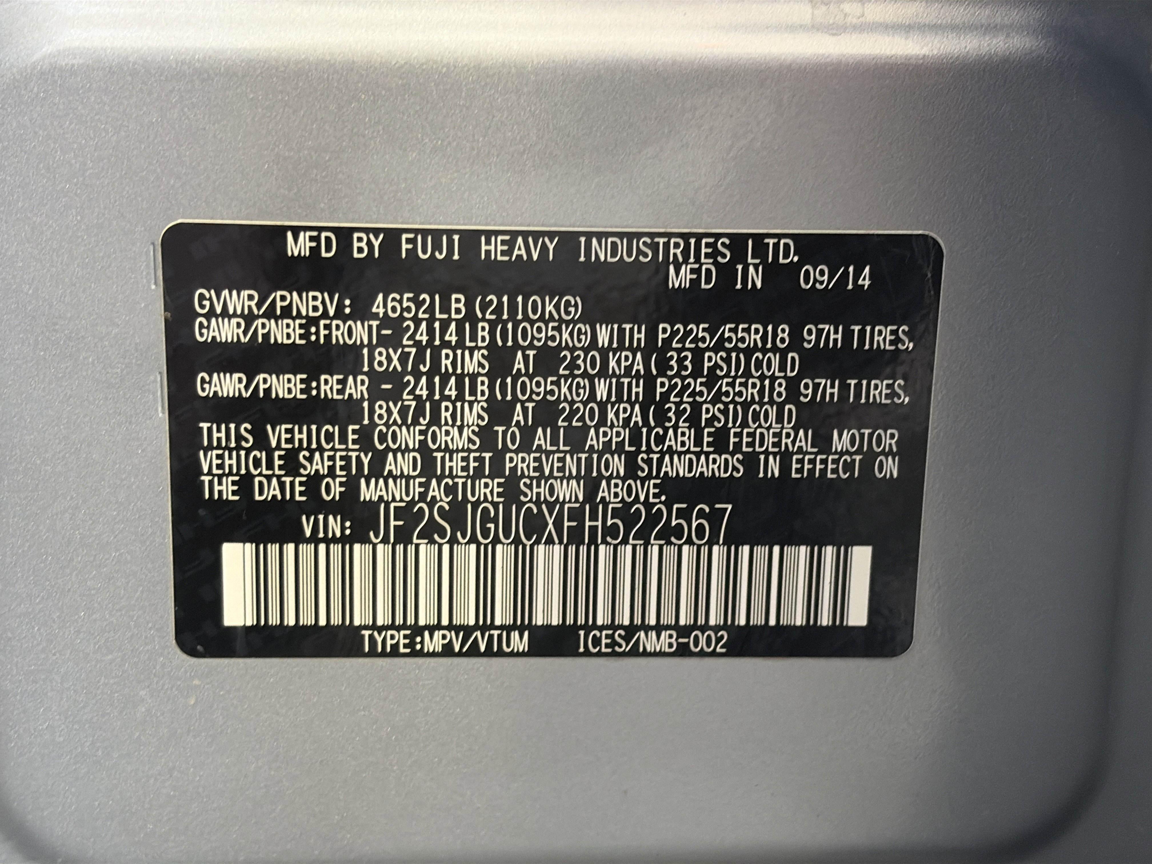Used 2015 Subaru Forester 2.0XT Touring w/ Rugged Package #2 image 36