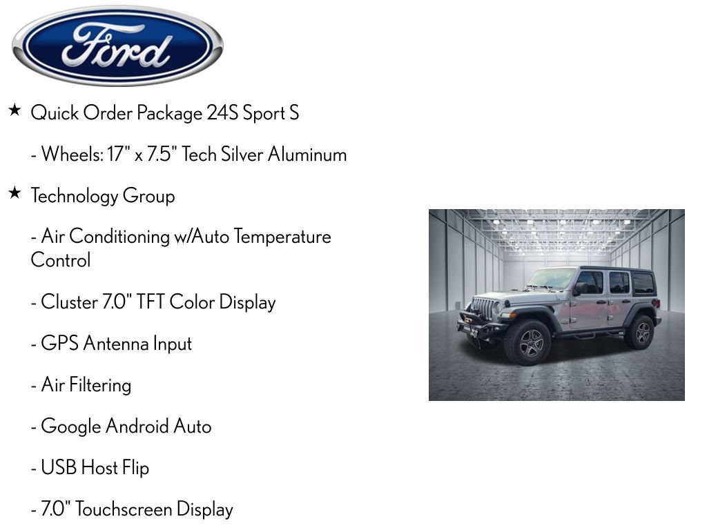 Used 2018 Jeep Wrangler Unlimited Sport S AWD/4WD image 9