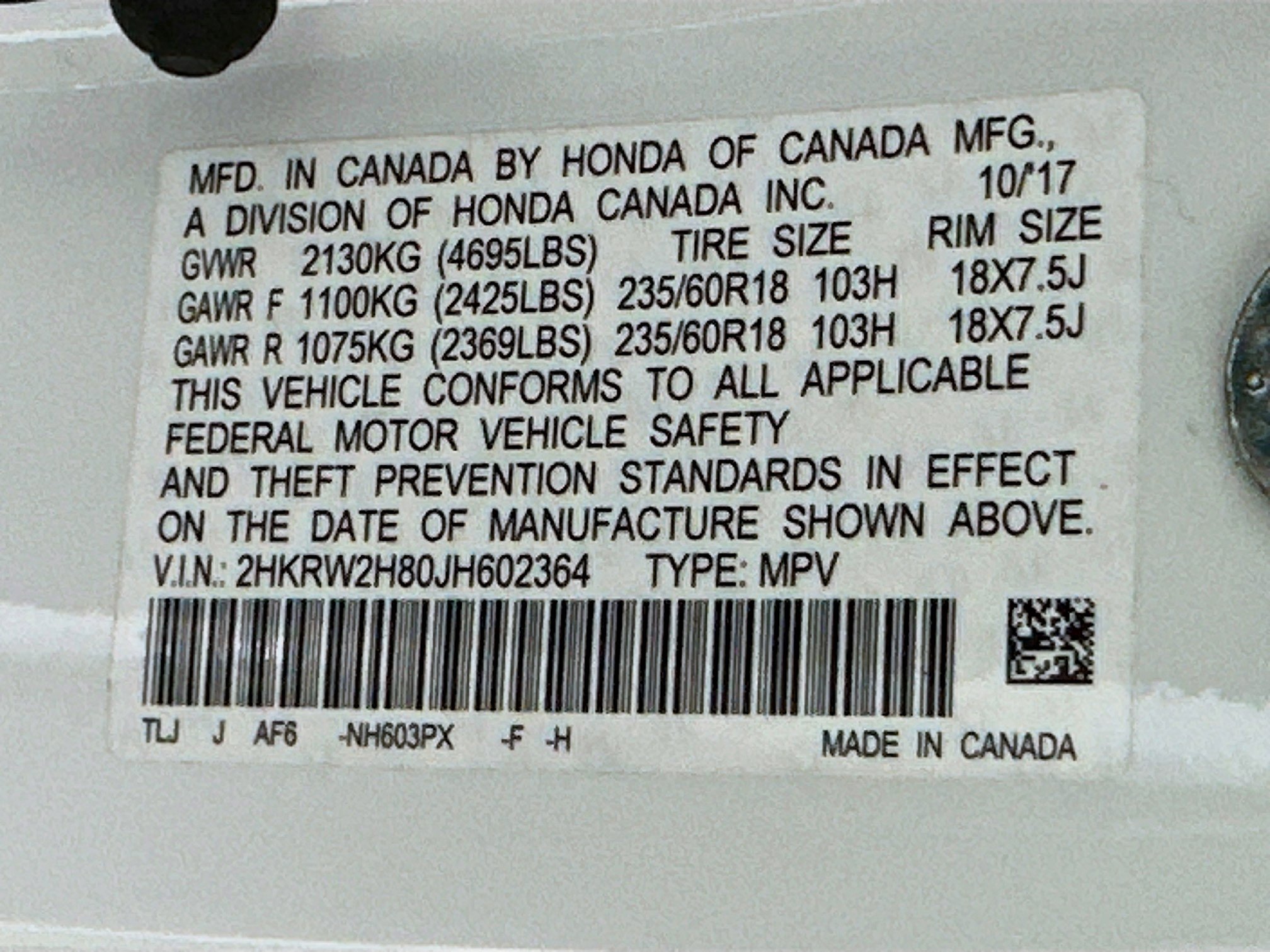 Used 2018 Honda CR-V EX-L image 12