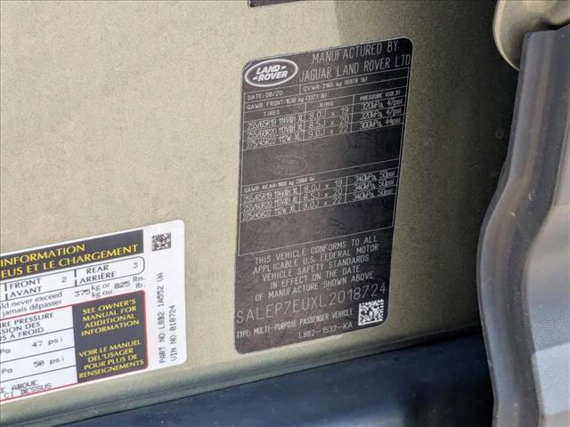 Used 2020 Land Rover Defender 110 SE AWD/4WD image 25