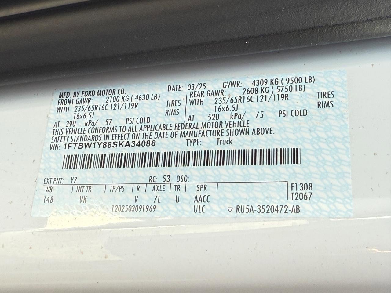 New 2025 Ford Transit 350 Low Roof w/ Electrician Trade Package image 21