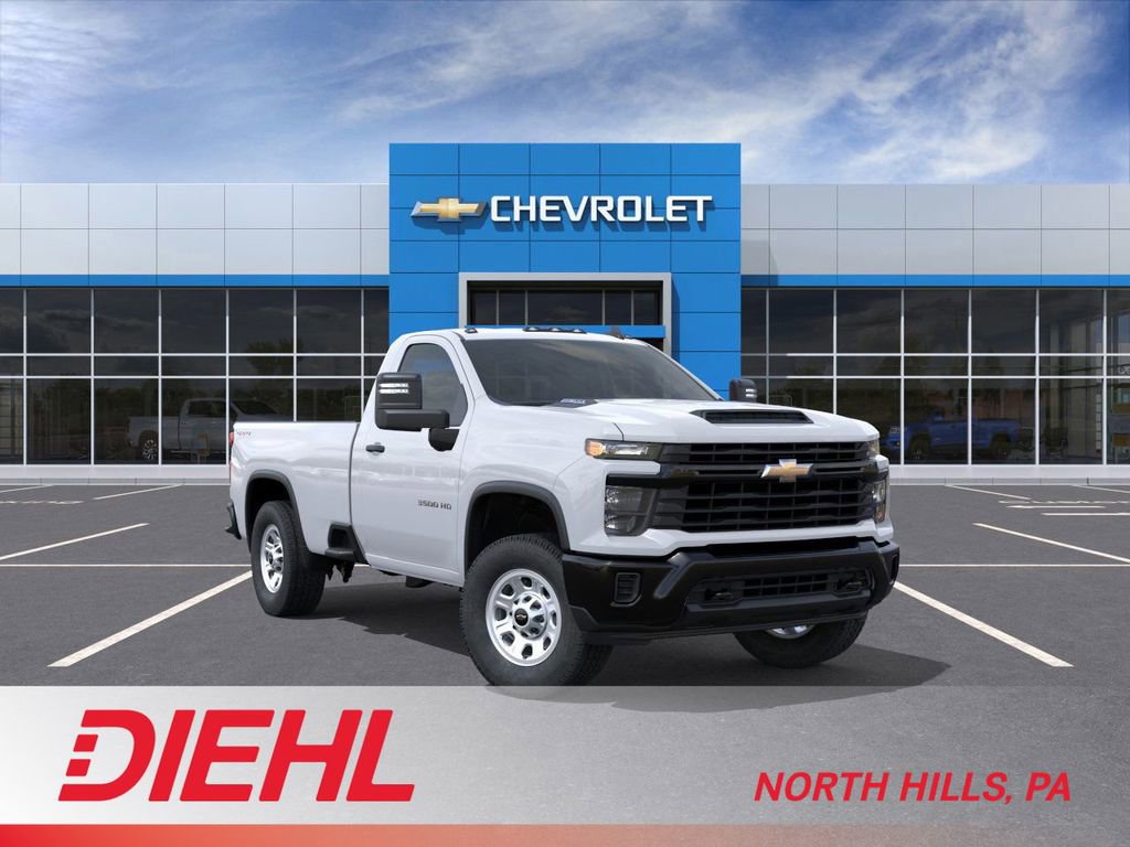 New 2026 Chevrolet Silverado 3500 W/T w/ Snow Plow Prep/Camper Package AWD/4WD image 1