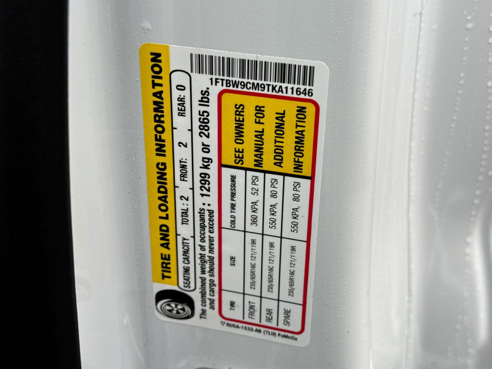 New 2026 Ford E-Transit 148 Medium Roof w/ Load Area Protection Package image 28