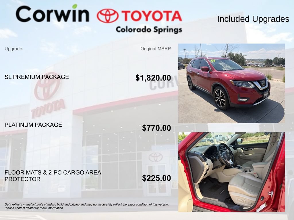 Used 2017 Nissan Rogue SL w/ SL Premium Package FWD image 4