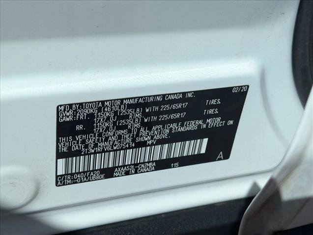Certified 2020 Toyota RAV4 XLE w/ Convenience Package FWD image 25