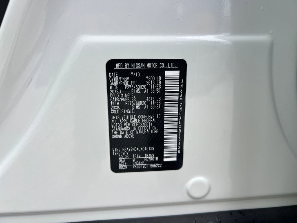 Used 2020 Nissan Armada SL w/ Premium Package image 33