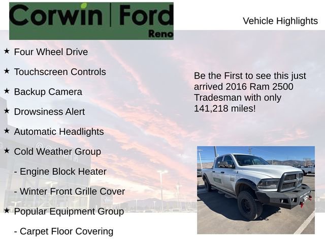 Used 2016 RAM 2500 Tradesman w/ Popular Equipment Group image 4
