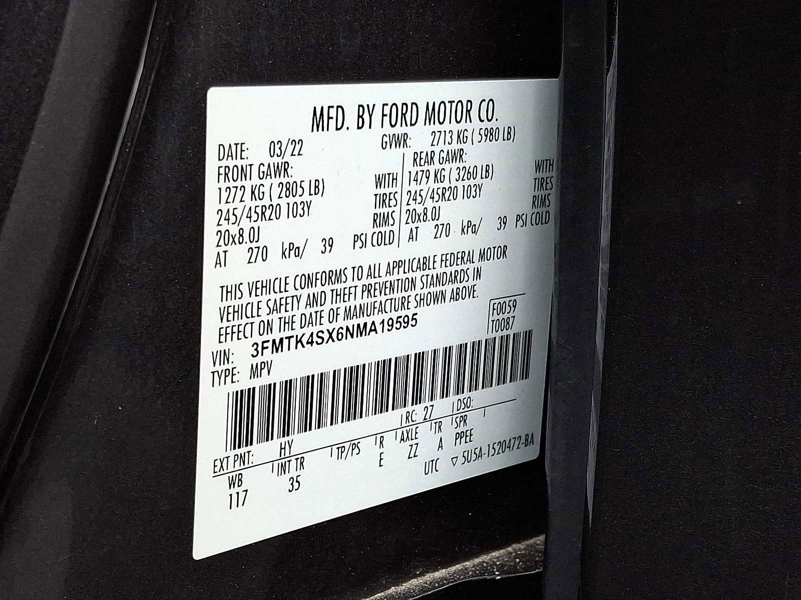 Used 2022 Ford Mustang Mach-E GT w/ GT Performance Edition image 41