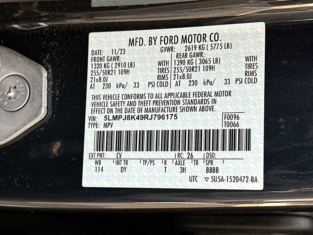 Used 2024 Lincoln Nautilus Reserve w/ Equipment Group 203A image 27