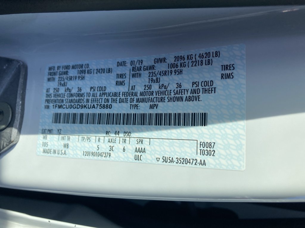 Used 2019 Ford Escape SE FWD image 37