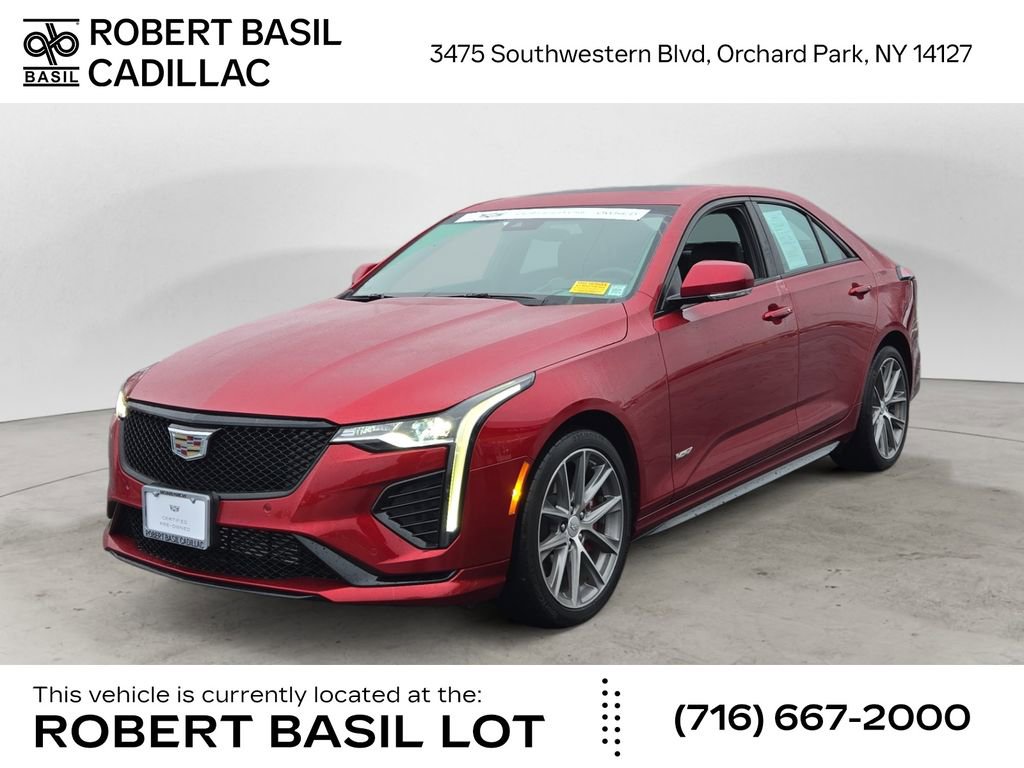 Certified 2023 Cadillac CT4 V w/ Technology Package image 1
