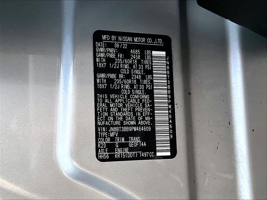 Certified 2023 Nissan Rogue SV AWD/4WD image 35
