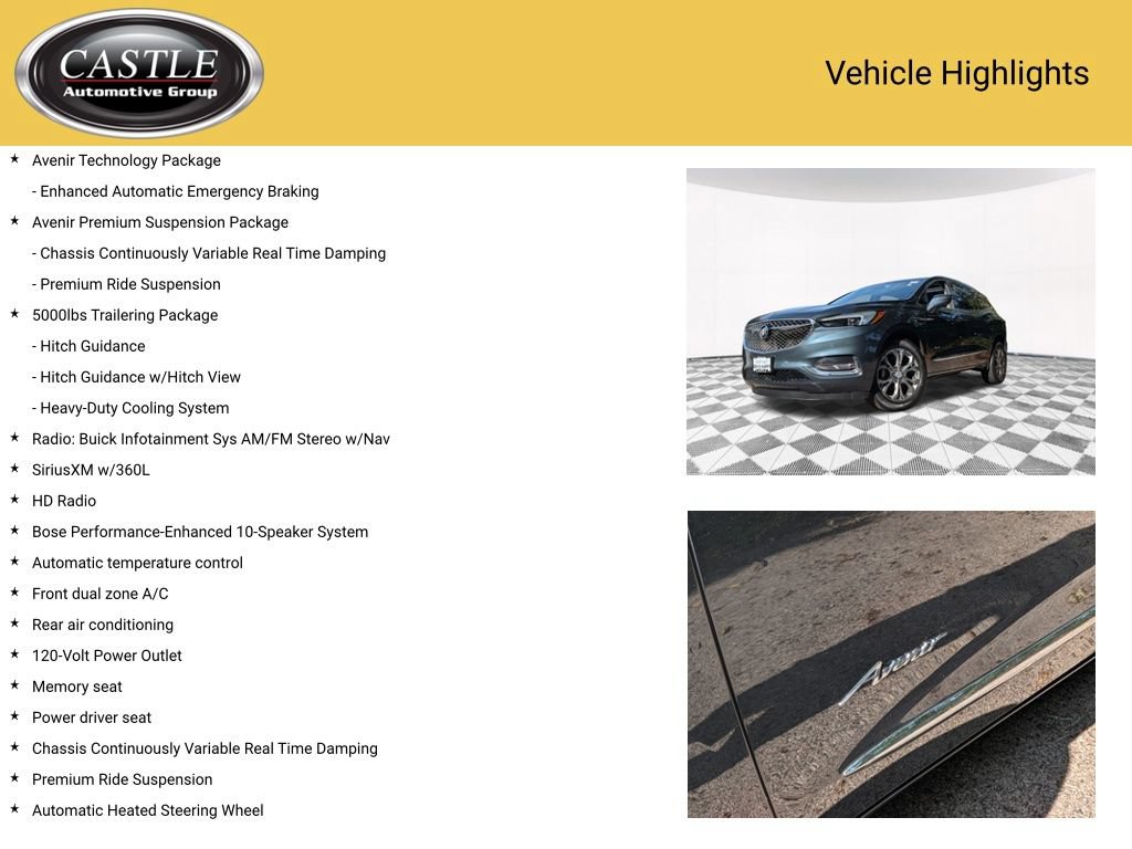 Used 2020 Buick Enclave Avenir w/ Avenir Technology Package AWD/4WD image 7