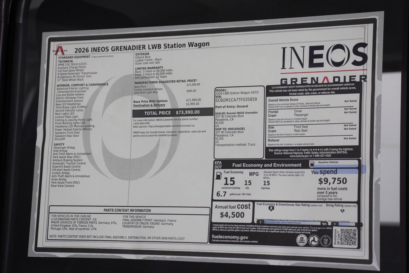 New 2026 INEOS Grenadier AWD/4WD image 22