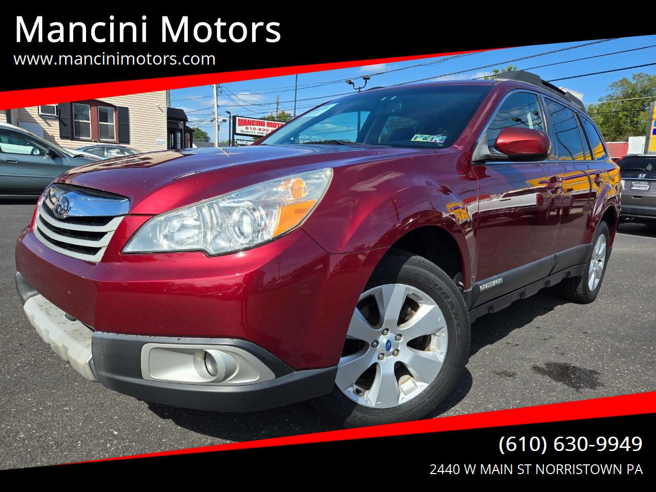 Used 2012 Subaru Outback 2.5i Limited w/ Moonroof Pkg image 1