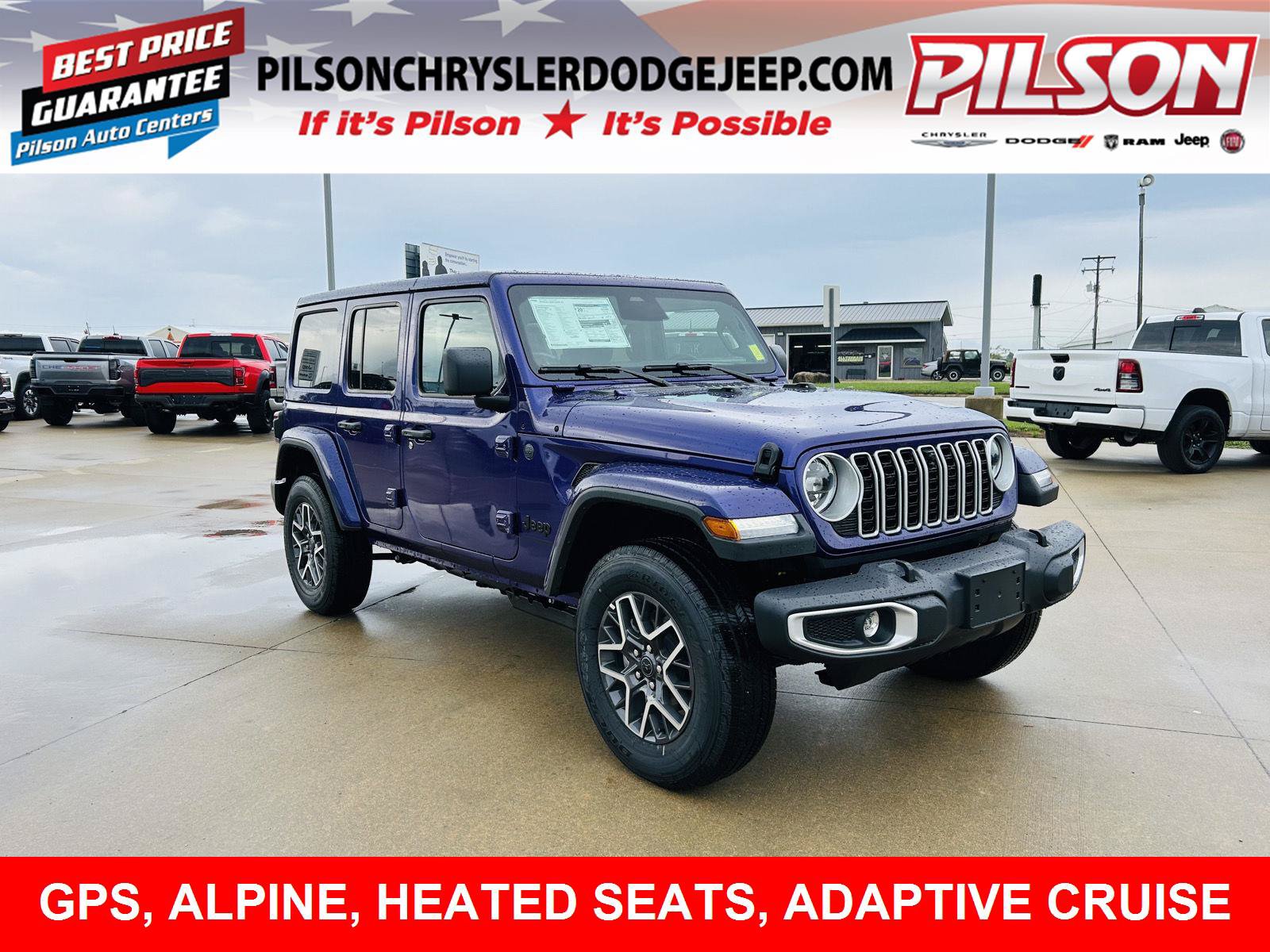 New 2026 Jeep Wrangler Unlimited Sahara w/ Technology Group AWD/4WD image 1