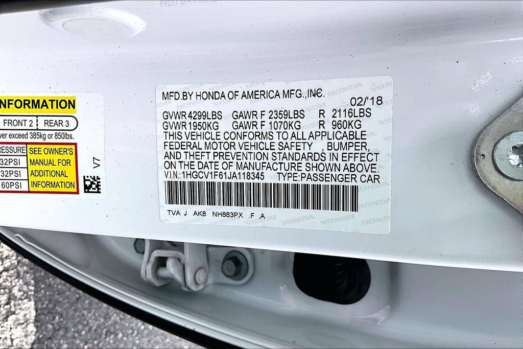 Used 2018 Honda Accord EX-L image 16