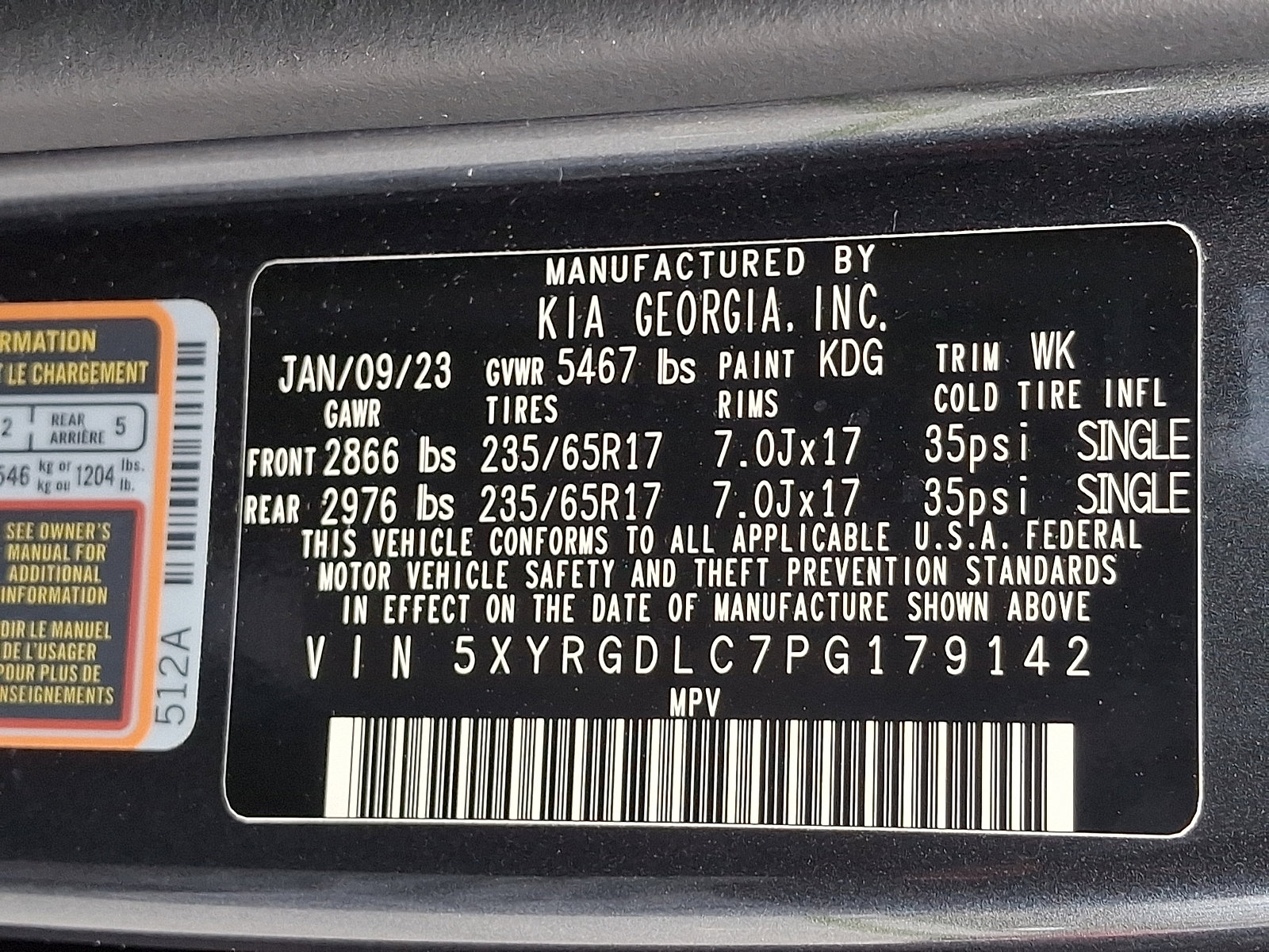 Used 2023 Kia Sorento LX image 27