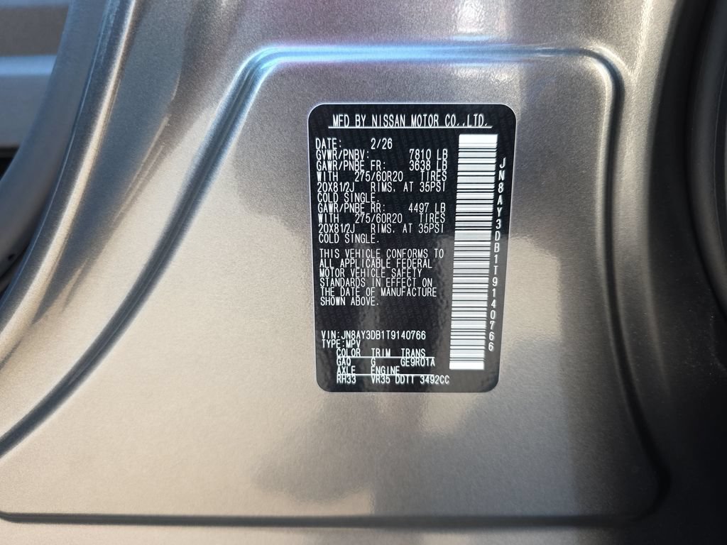 New 2026 Nissan Armada PRO-4X AWD/4WD image 33