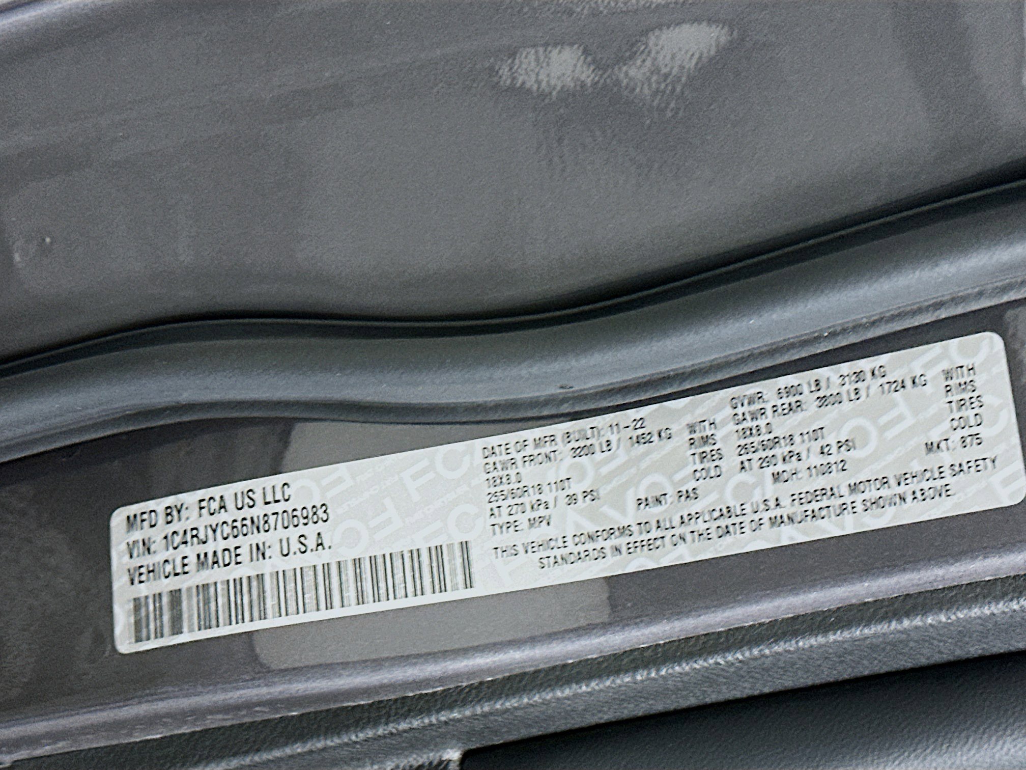 Used 2022 Jeep Grand Cherokee Trailhawk image 12