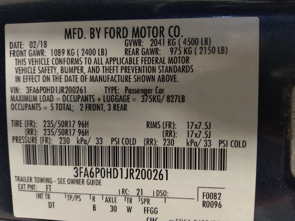 Used 2018 Ford Fusion SE w/ Fusion SE Technology Package FWD image 33