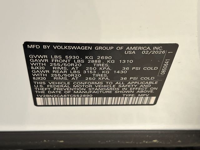 New 2026 Volkswagen Atlas SEL AWD/4WD image 23