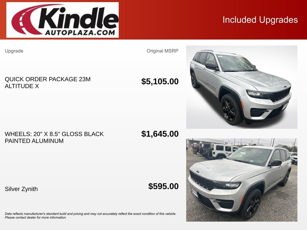 New 2025 Jeep Grand Cherokee Altitude image 5