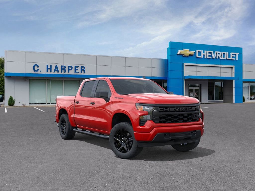 New 2026 Chevrolet Silverado 1500 Custom w/ Turbomax Blackout Package