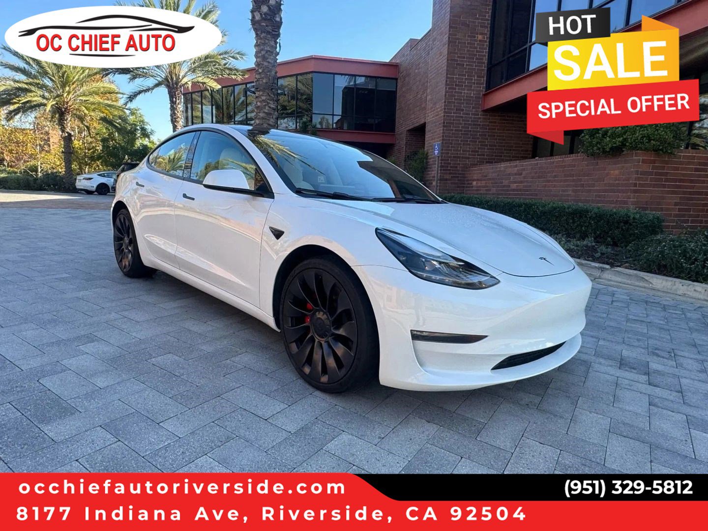 Used 2021 Tesla Model 3 Performance image 1