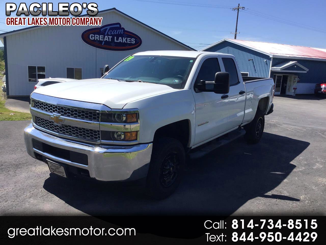 Used 2019 Chevrolet Silverado 2500 W/T w/ Snow Plow Prep Package
