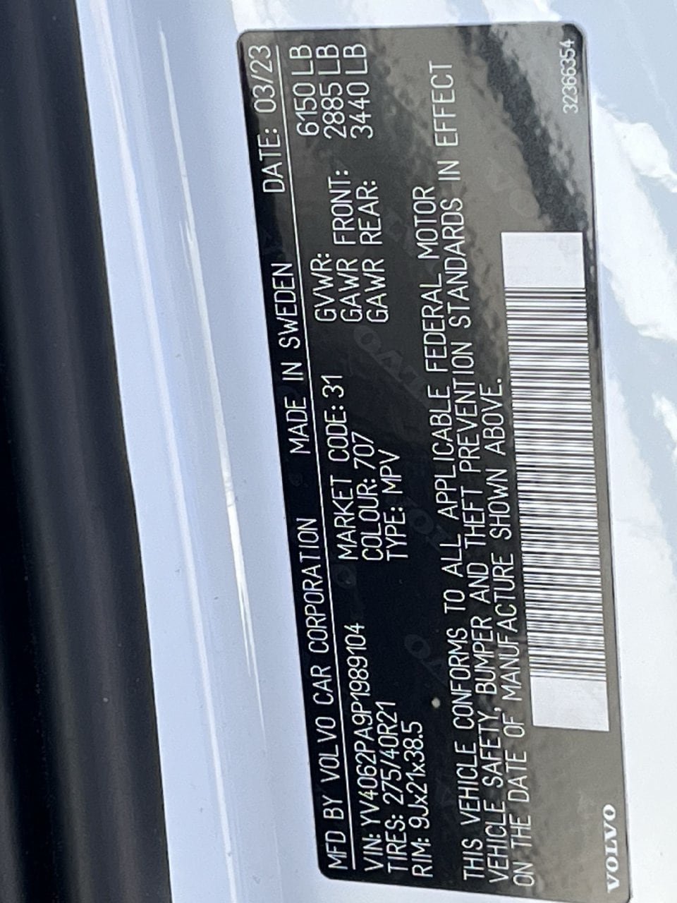 Used 2023 Volvo XC90 B6 Ultimate AWD/4WD image 29