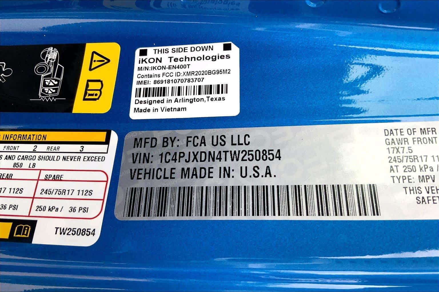 New 2026 Jeep Wrangler Unlimited Sport AWD/4WD image 19