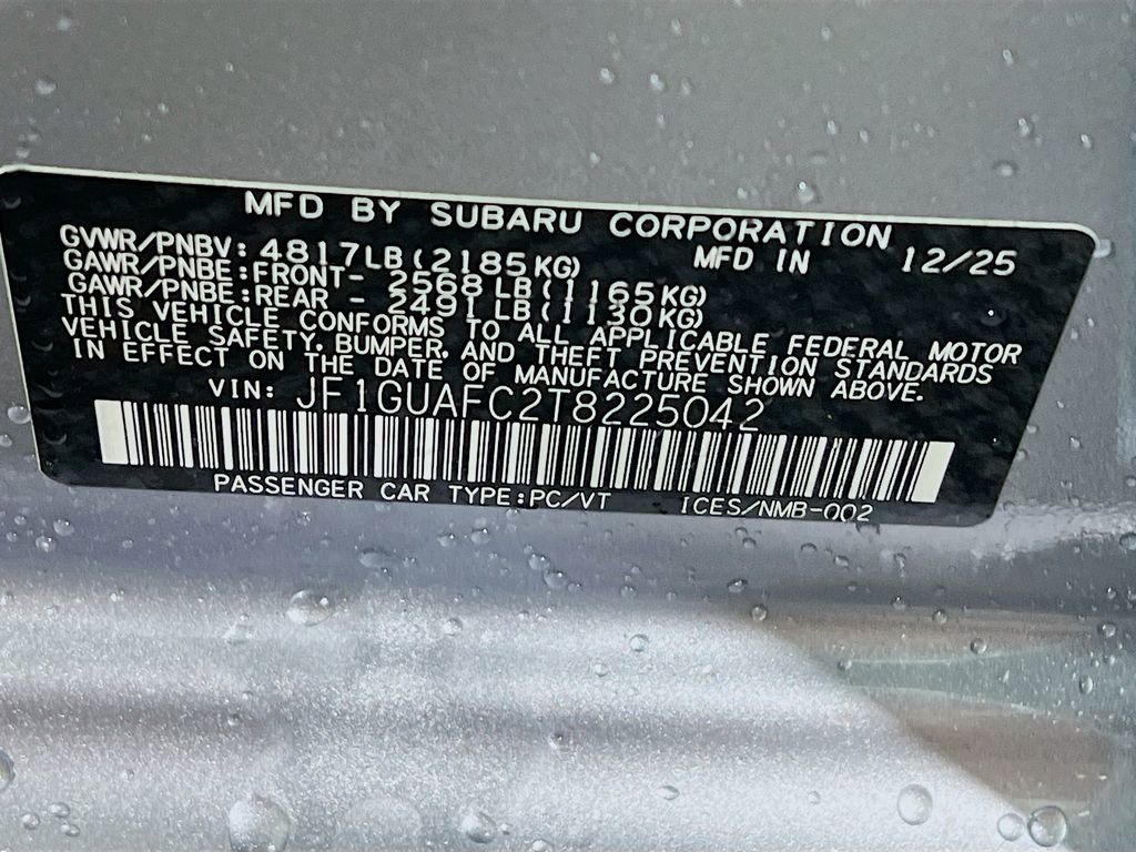 New 2026 Subaru Impreza 2.0i Sport image 23