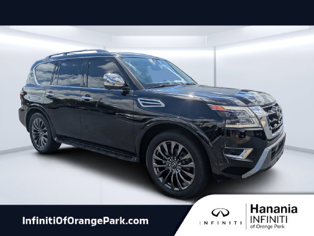 Used 2023 Nissan Armada Platinum w/ Captain's Chairs Package