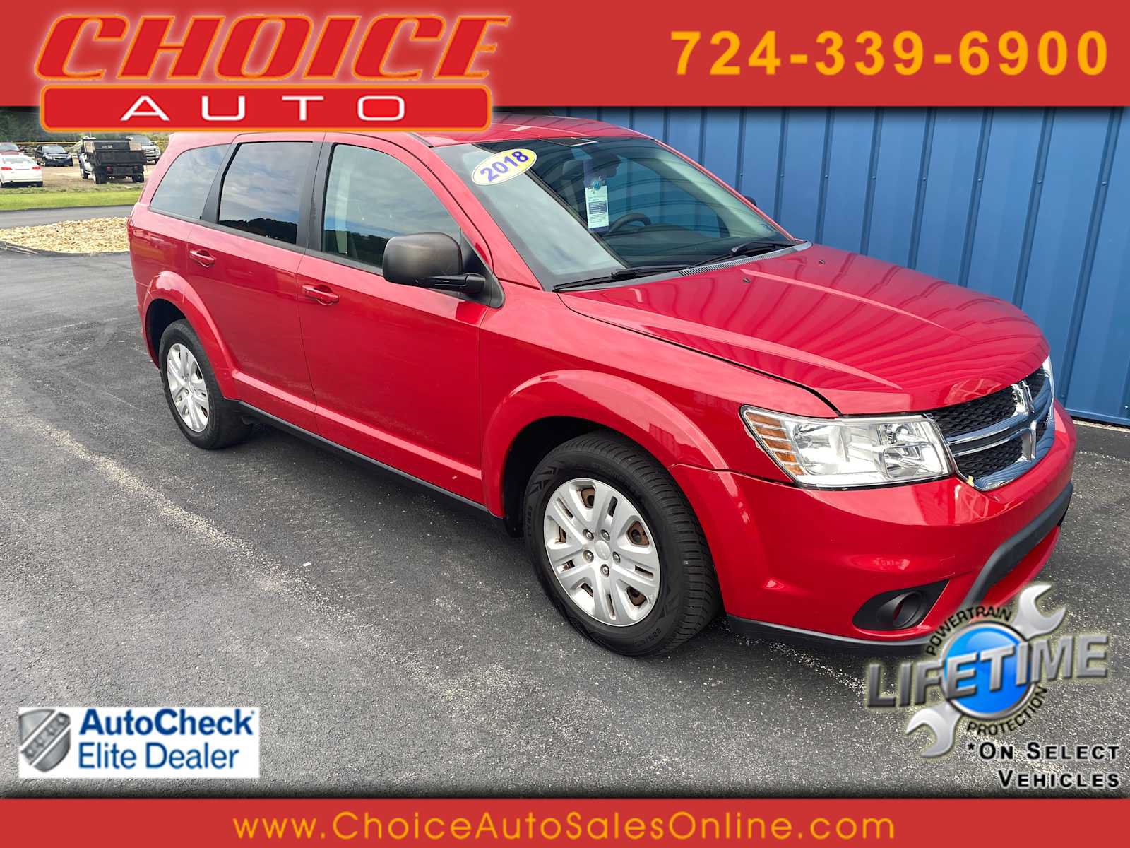 Used 2018 Dodge Journey SE FWD image 1