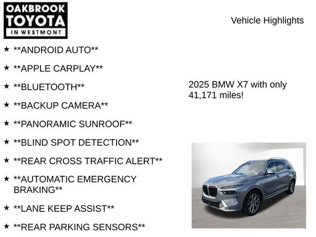 Used 2025 BMW X7 xDrive40i AWD/4WD image 5