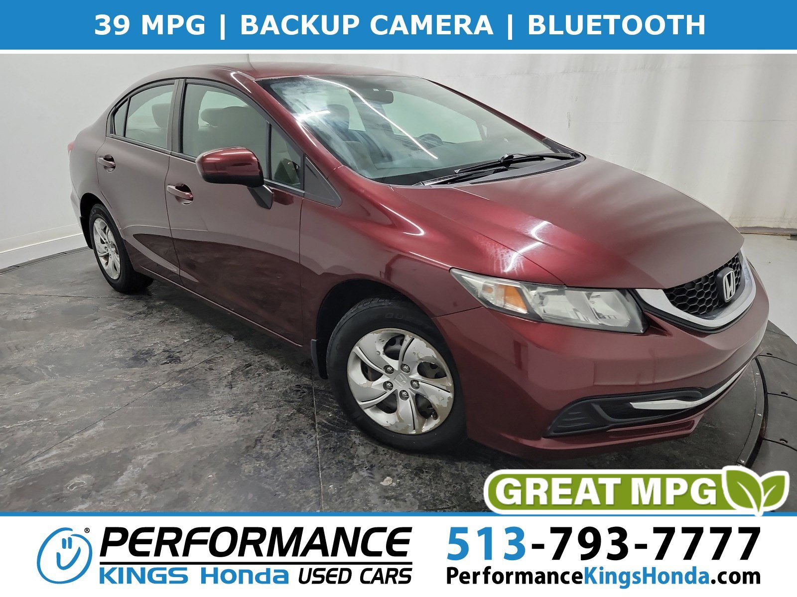 Used 2015 Honda Civic LX image 1