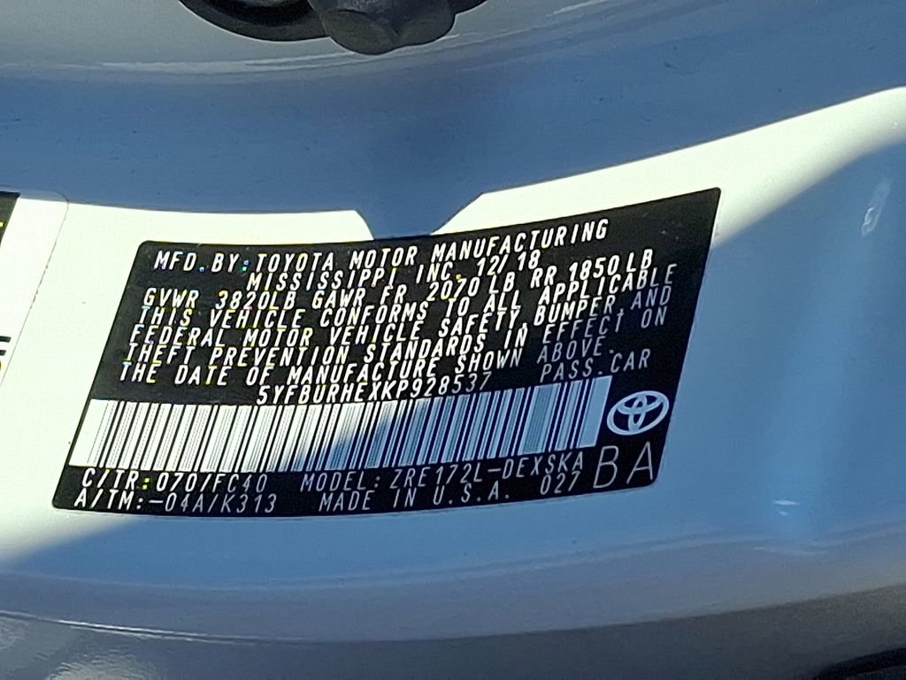 Used 2019 Toyota Corolla SE image 26