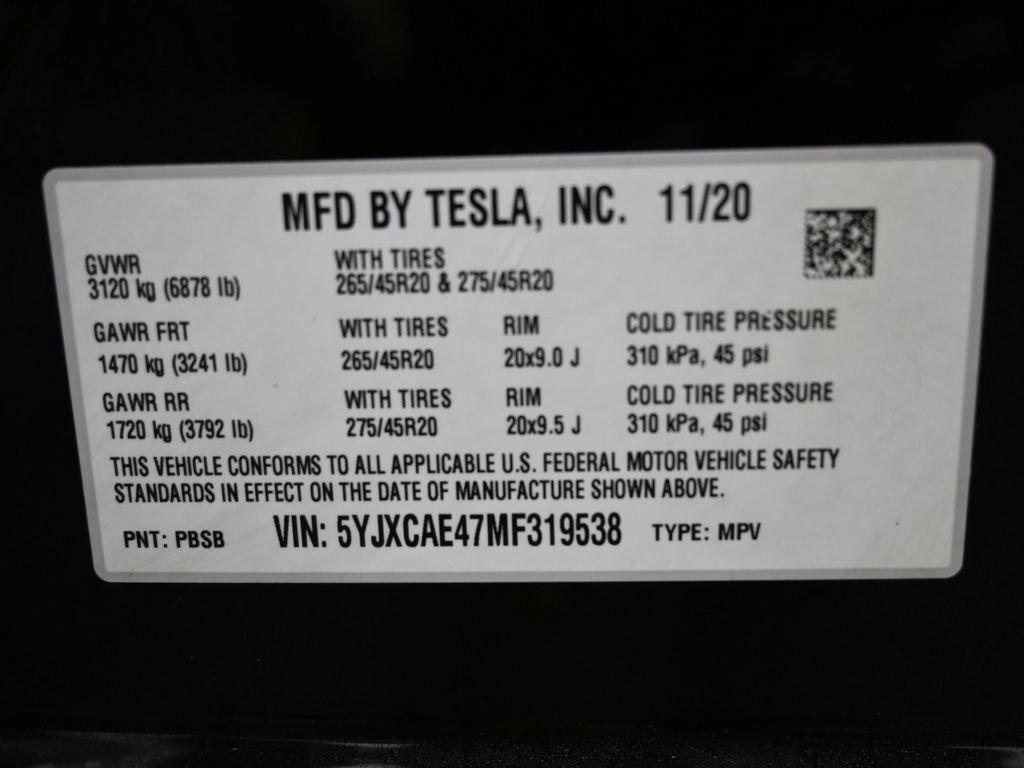 Used 2021 Tesla Model X Performance image 46