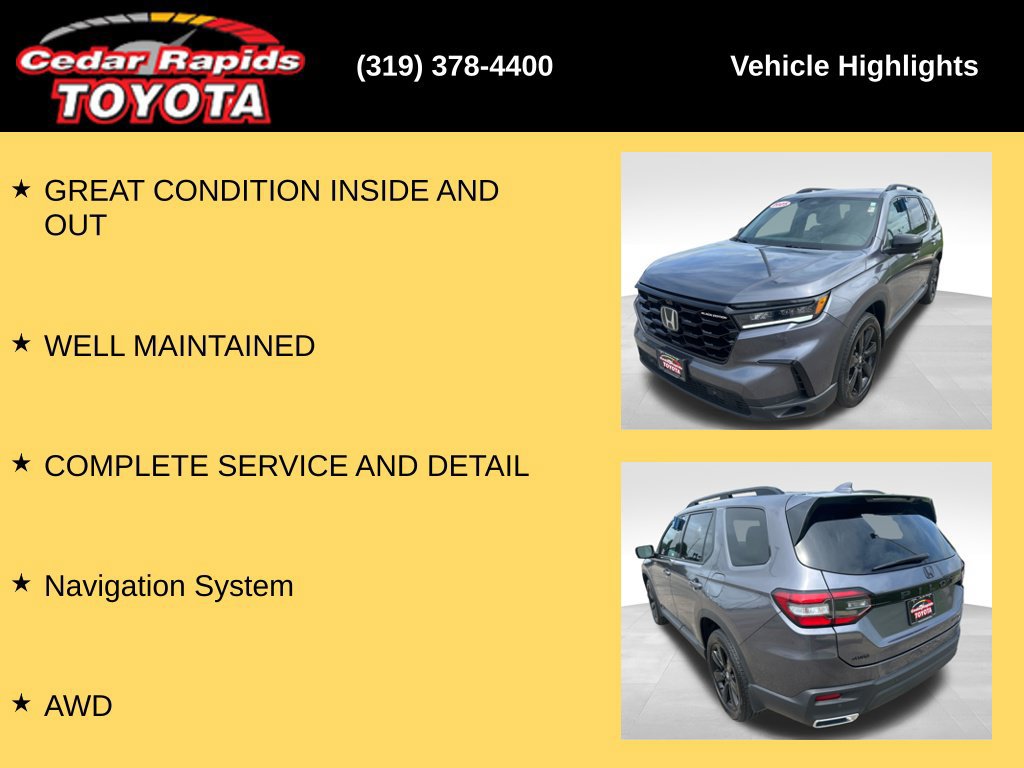 Used 2025 Honda Pilot Black Edition image 8