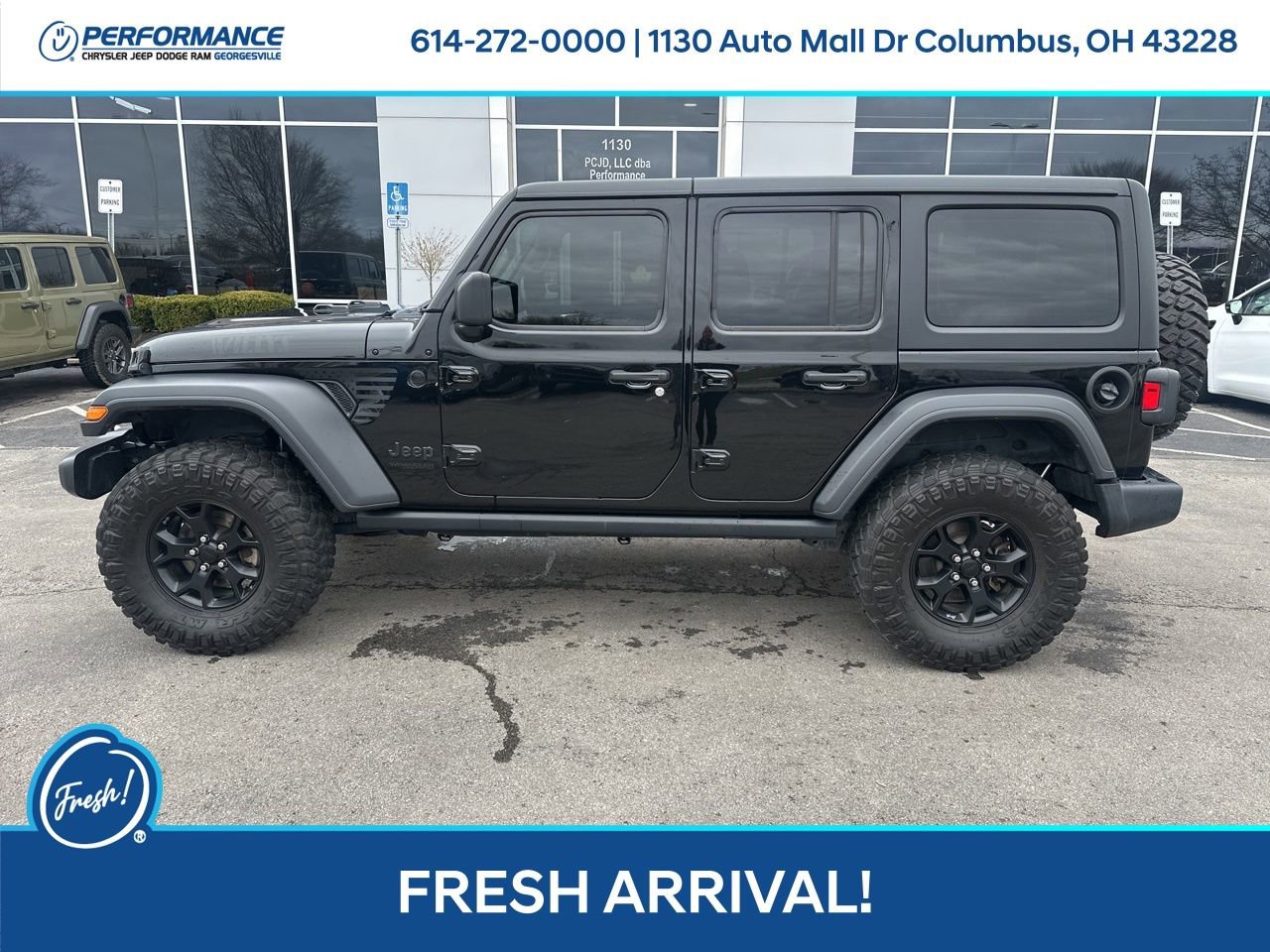 Used 2020 Jeep Wrangler Unlimited Willys image 7