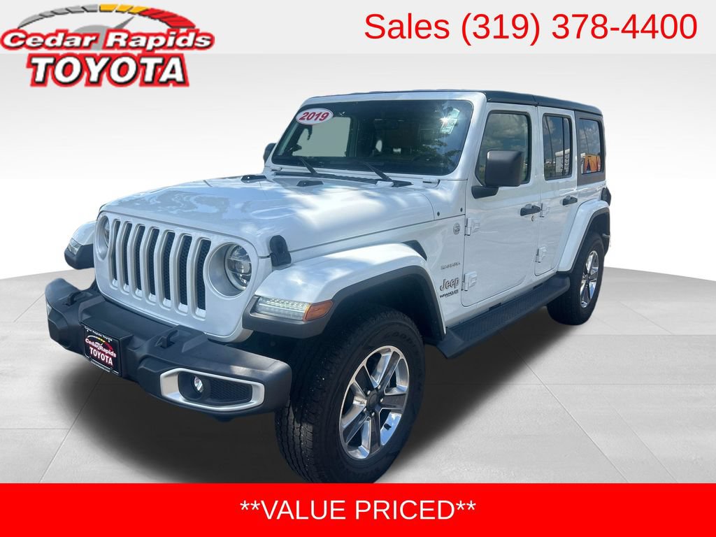 Used 2019 Jeep Wrangler Unlimited Sahara w/ LED Lighting Group